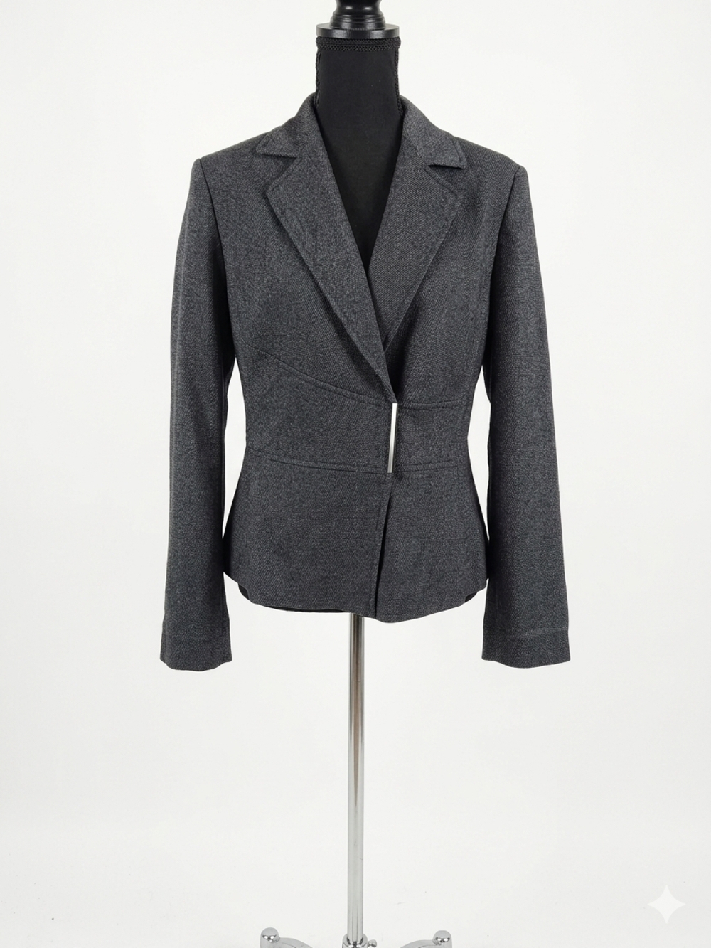 Calvin Klein Charcoal Gray Tailored Women's Blazer
